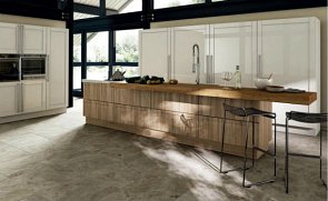 Krypton/Gloss White,Elle-Natural Sonoma